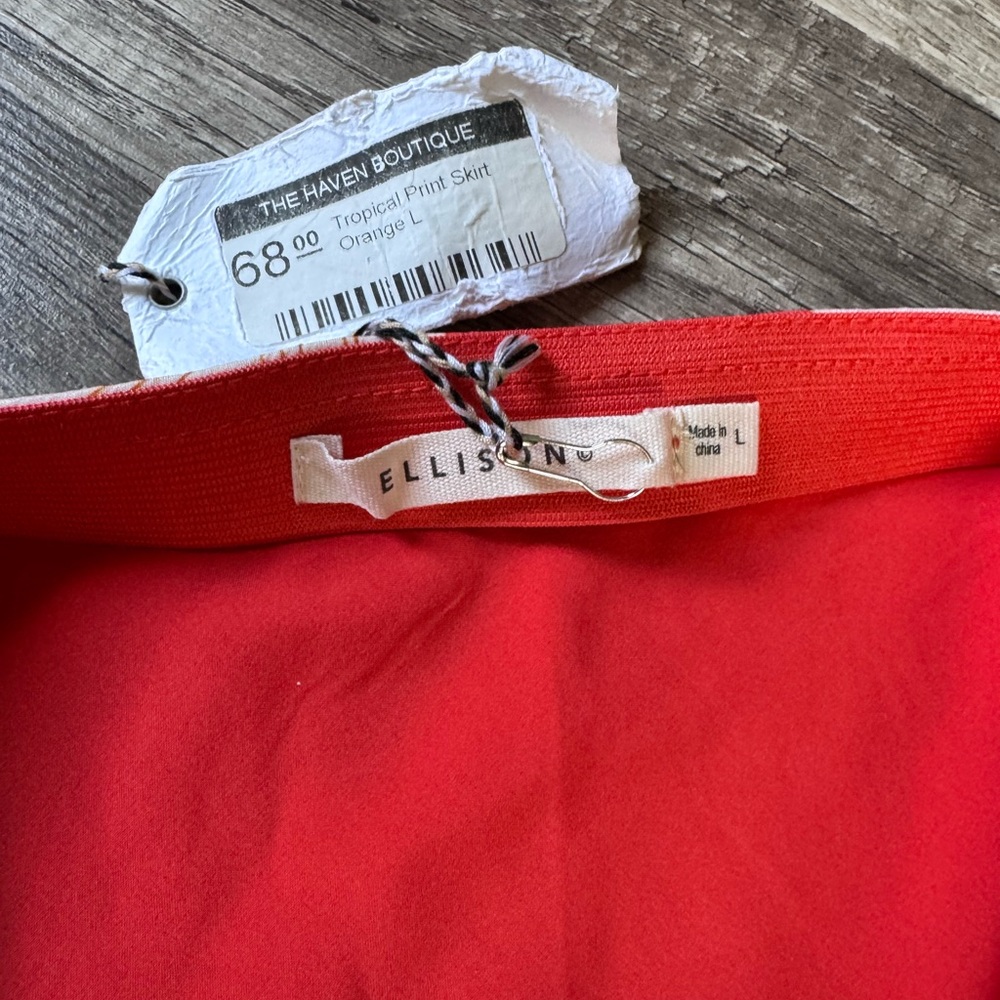 Ellison Vibrant Red Skirt